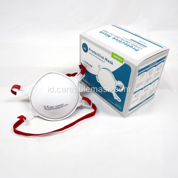 FFP3 Non-valved Cup Mask Head Band CE Disetujui